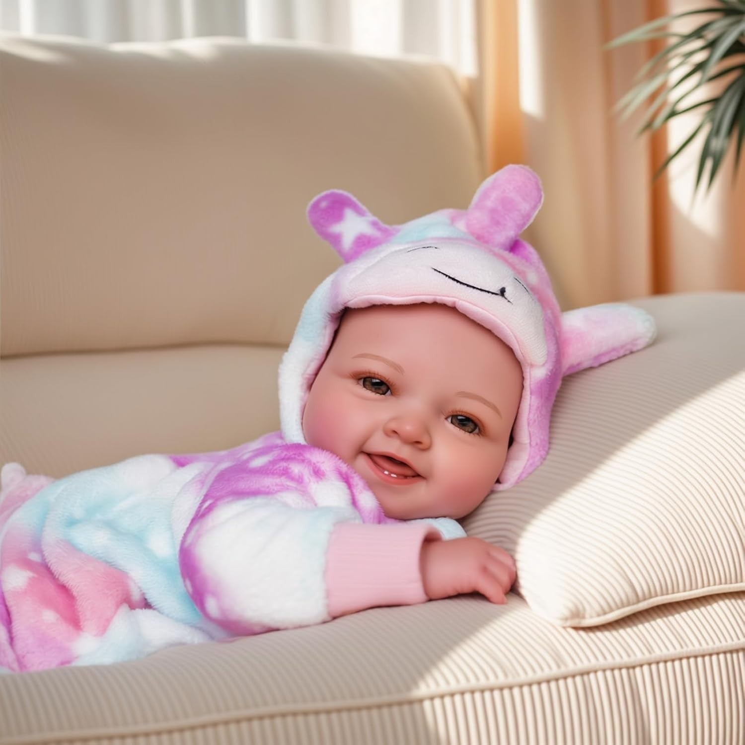 17 Inch Lifelike Baby Doll Soft Body Realistic Newborn Toy Gift