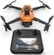 4K GPS Drone with 4.5" LCD Screen, Foldable Obstacle Avoidance Quadcopter