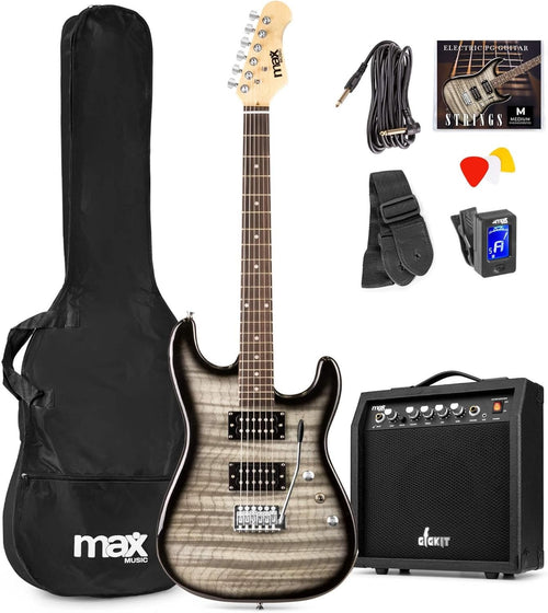 Beginner Electric Guitar Starter Kit w/ 40W Amp 22 Frets