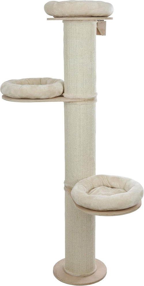 Tall Cat Tree Tower 187cm with Cushioned Perches Heavy Duty Scratching Post