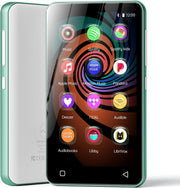 160GB Bluetooth WiFi MP3 Player Kids 4" Touchscreen Music – White & Green