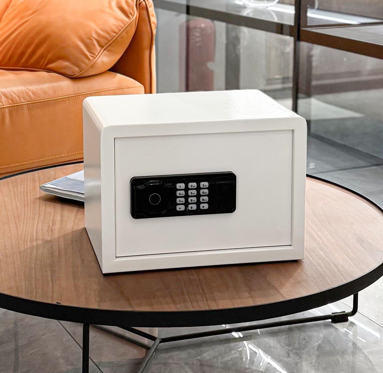 1.2 Cu Ft Biometric Fingerprint Safe Box Digital Lock Cash Document Safe