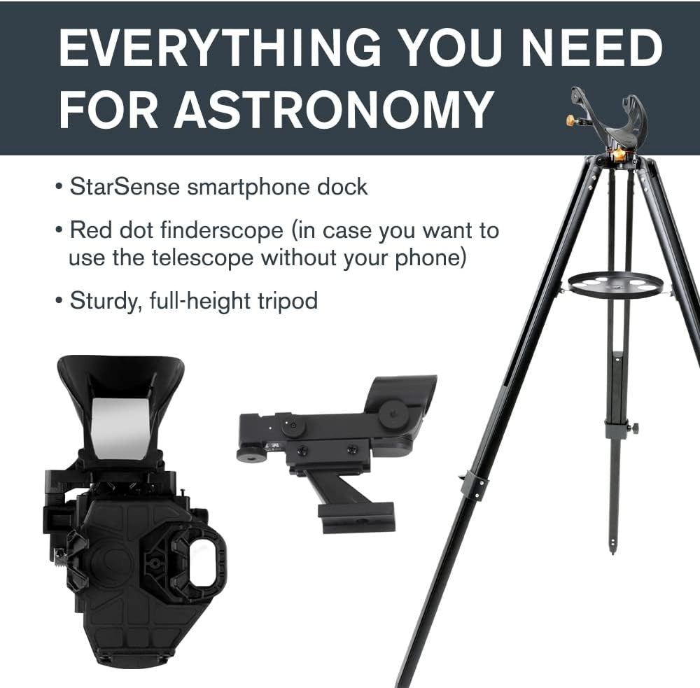 80mm Smartphone Guided Telescope with StarSense App & Altazimuth Mount