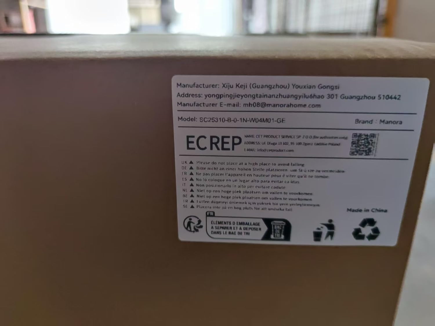Modern 3-Tier Slim Bookcase Room Divider, Asymmetric Display Storage Unit