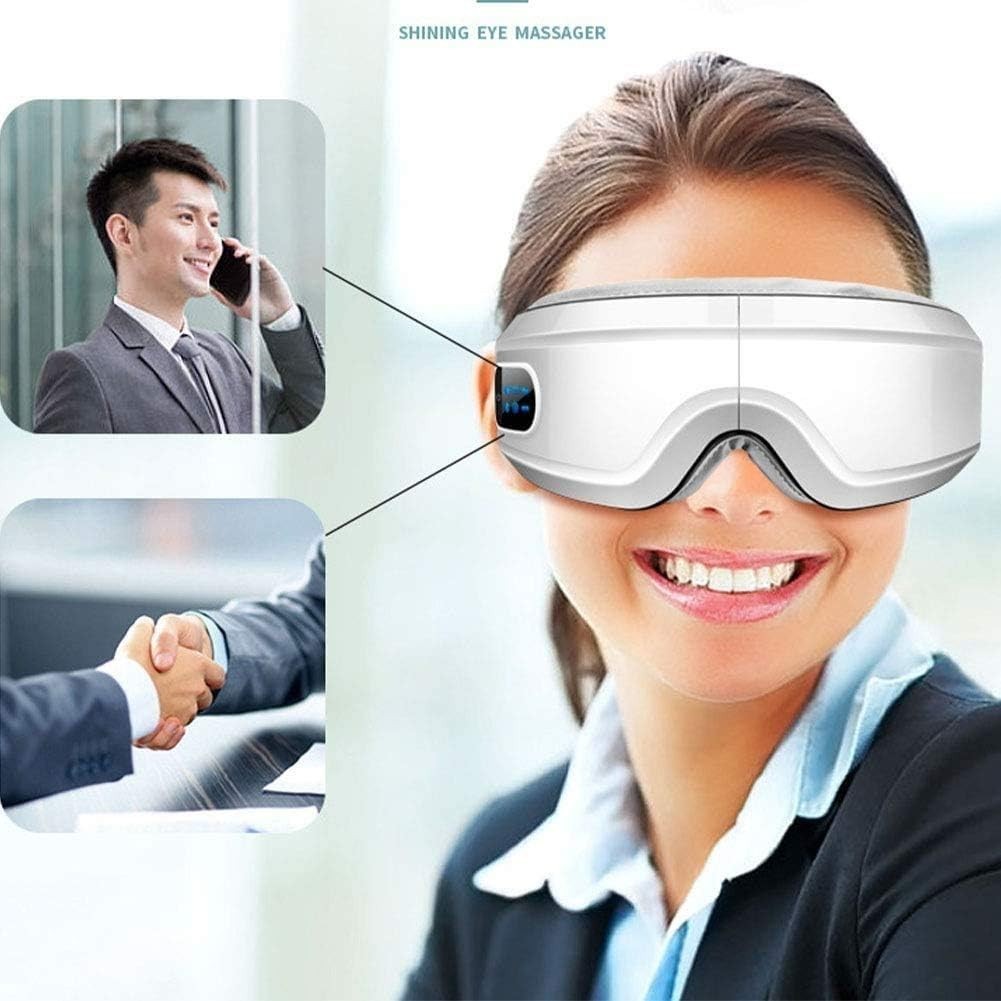 Heated Eye Massager Compression Bluetooth Foldable Sleep Mask