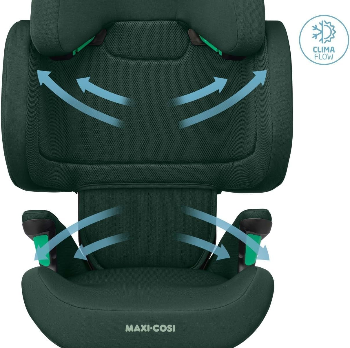 i-Size High Back Booster Seat ISOFIX 100–150cm Side Impact Adjustable