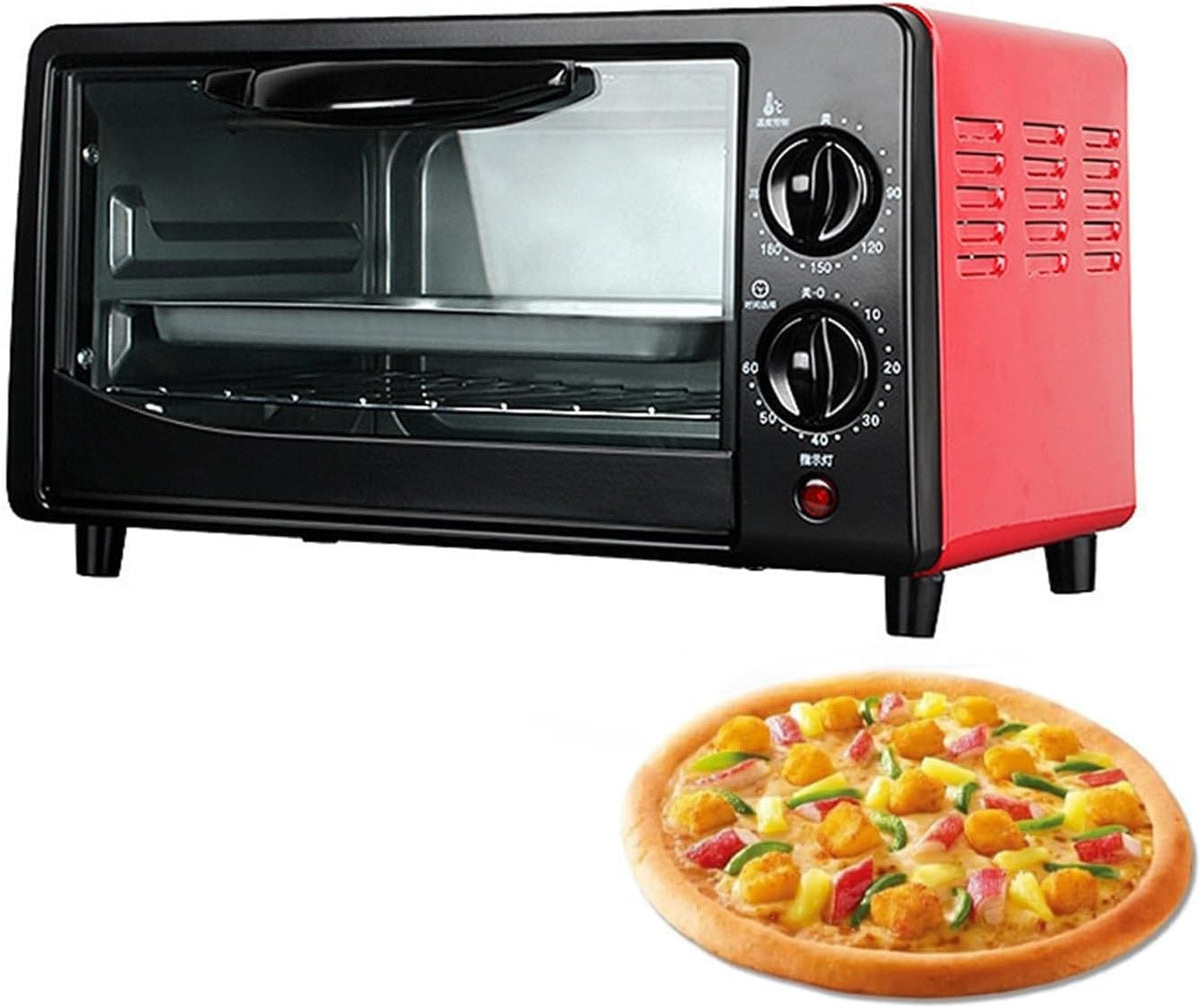 Commercial Electric Pizza Oven 12L | 230°C Countertop Stainless Steel Indoor Min
