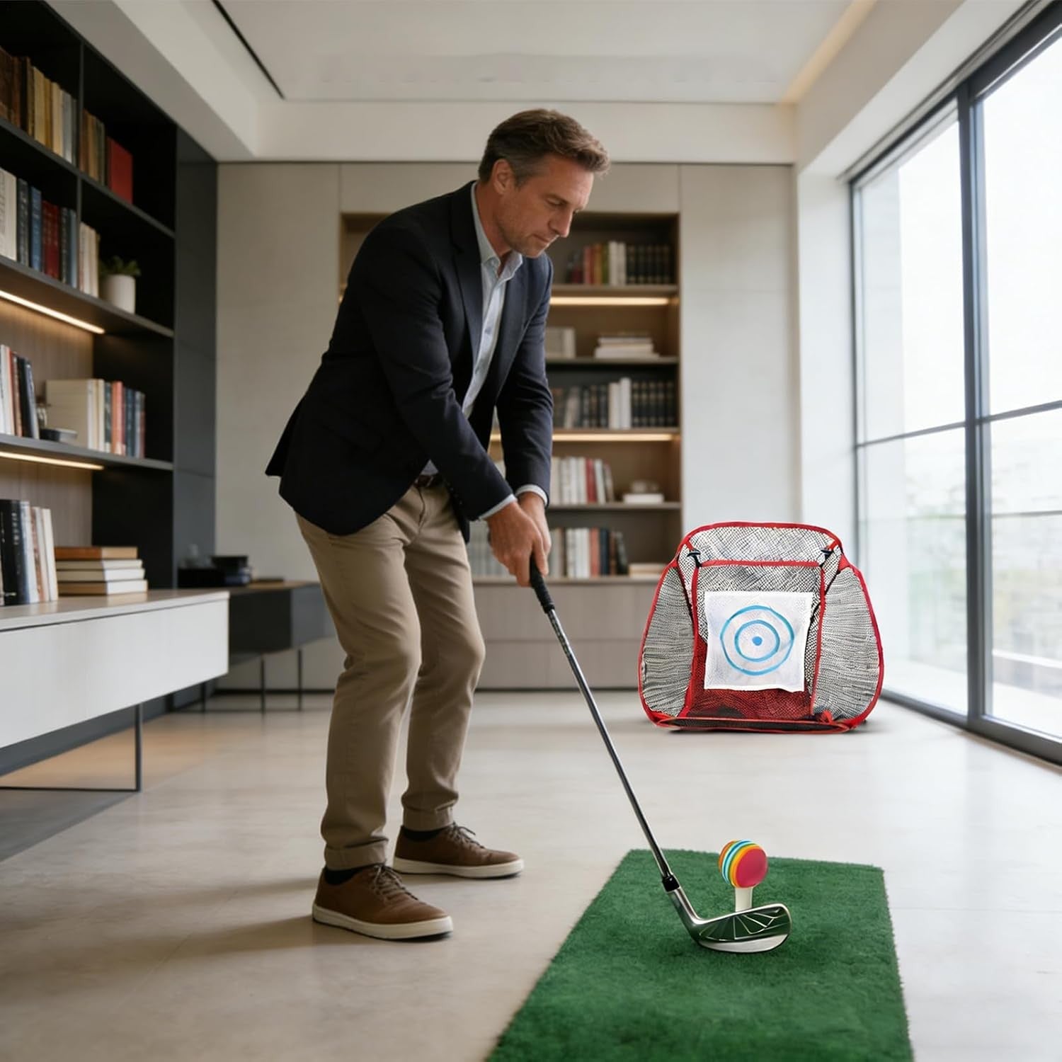 Golf Chipping Net Portable Practice Target Indoor Outdoor