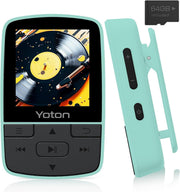 64GB MP3 Player Bluetooth 5.2 HiFi Mini Clip FM Radio Green