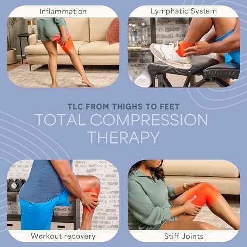 Sequential Leg Compression Boots for Athletes Recovery Heat Therapy