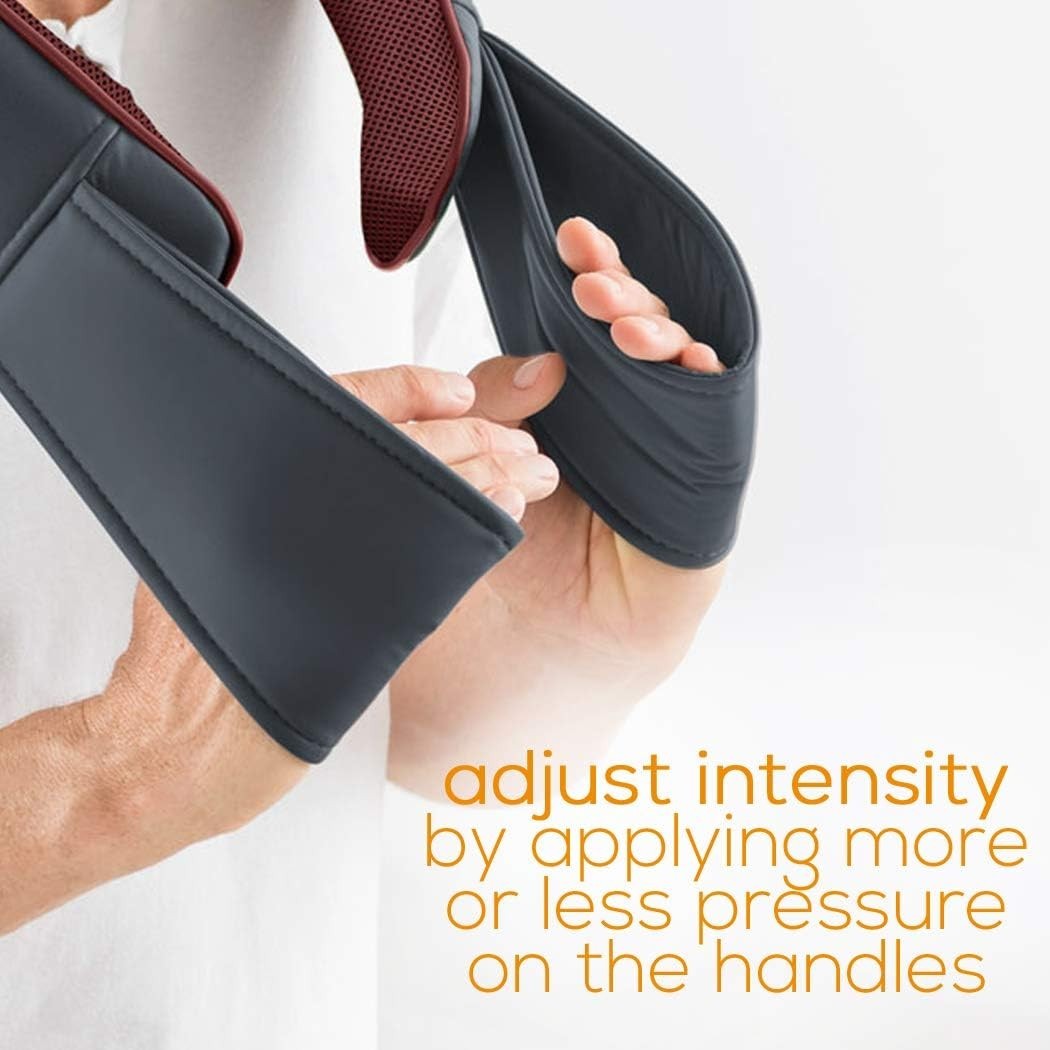 3D Shiatsu Neck Shoulder Back Massager Belt | Heat & Infrared Therapy