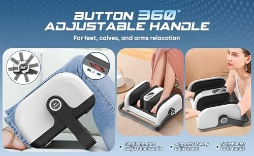 Shiatsu Foot Massager with Heat for Circulation, Pain Relief & Recovery