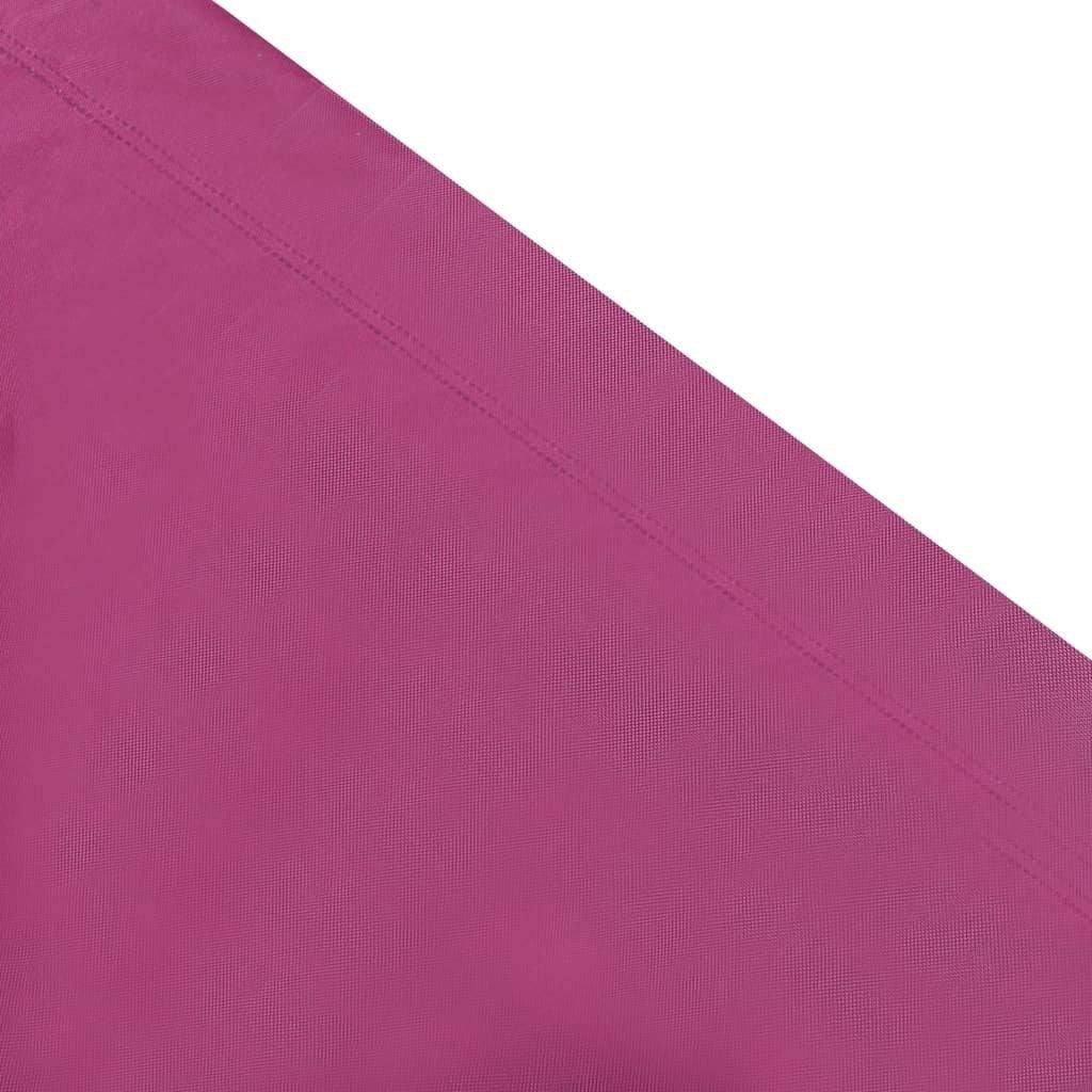 Modern Pink Outdoor Lounge Bed with Canopy | Weather-Resistant Patio Sunlounger
