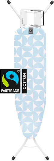 Compact Ironing Board 110x30cm Adjustable Height Steam Rest Foldable