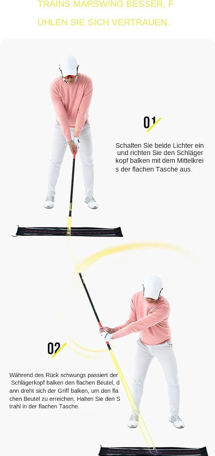 Golf Alignment Stick Swing Trainer Corrector Practice