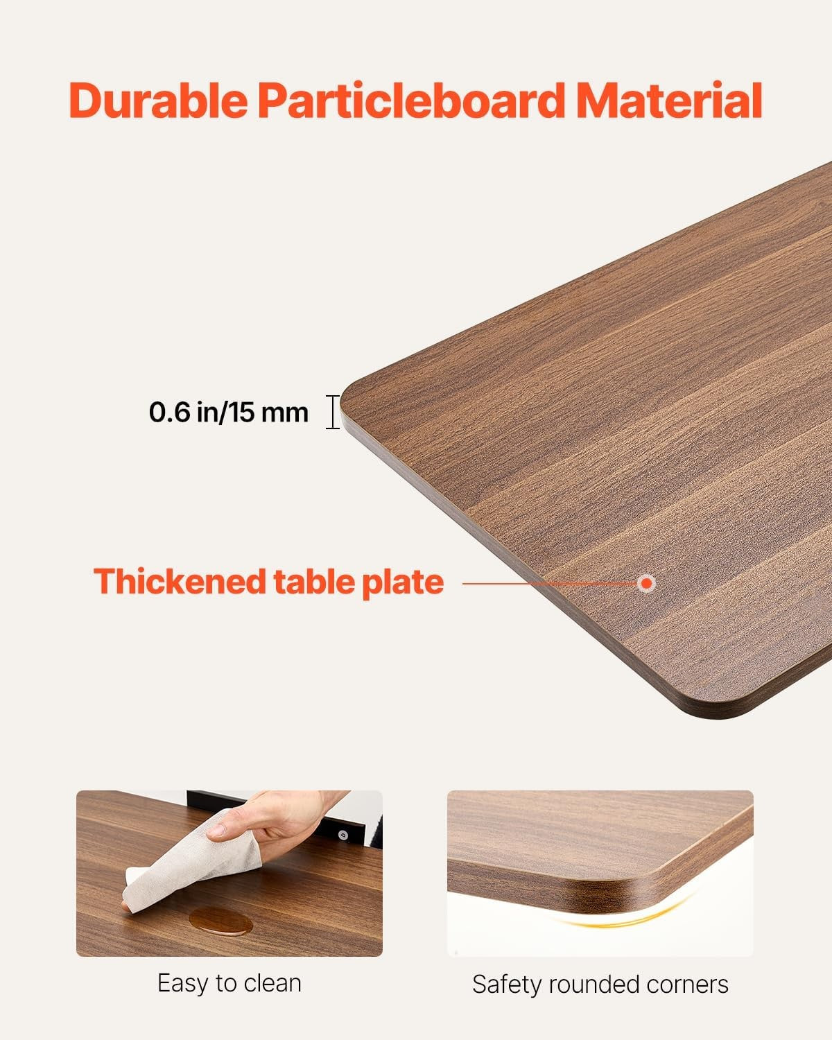 Overbed Laptop Table Height Adjustable Rolling Desk Flip Top Wheels