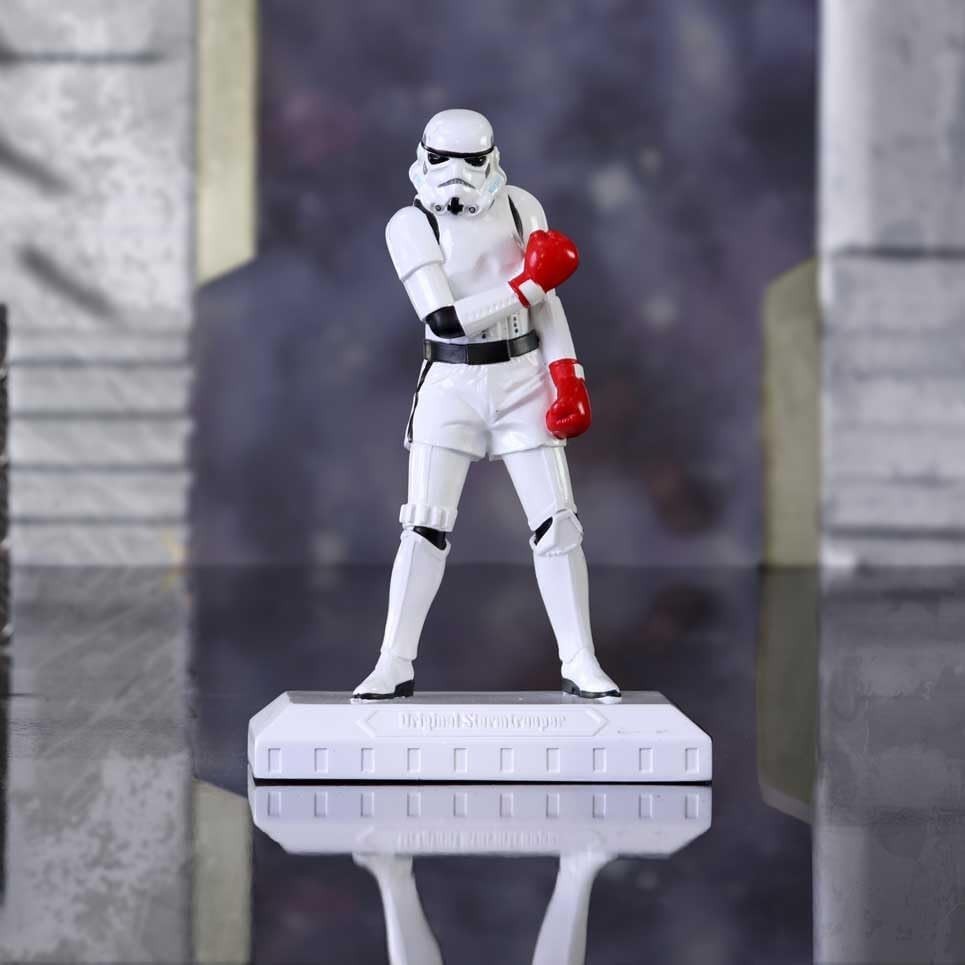 Boxer Trooper Figurine 18cm Resin Boxing Statue Collectible Home Decor Gift