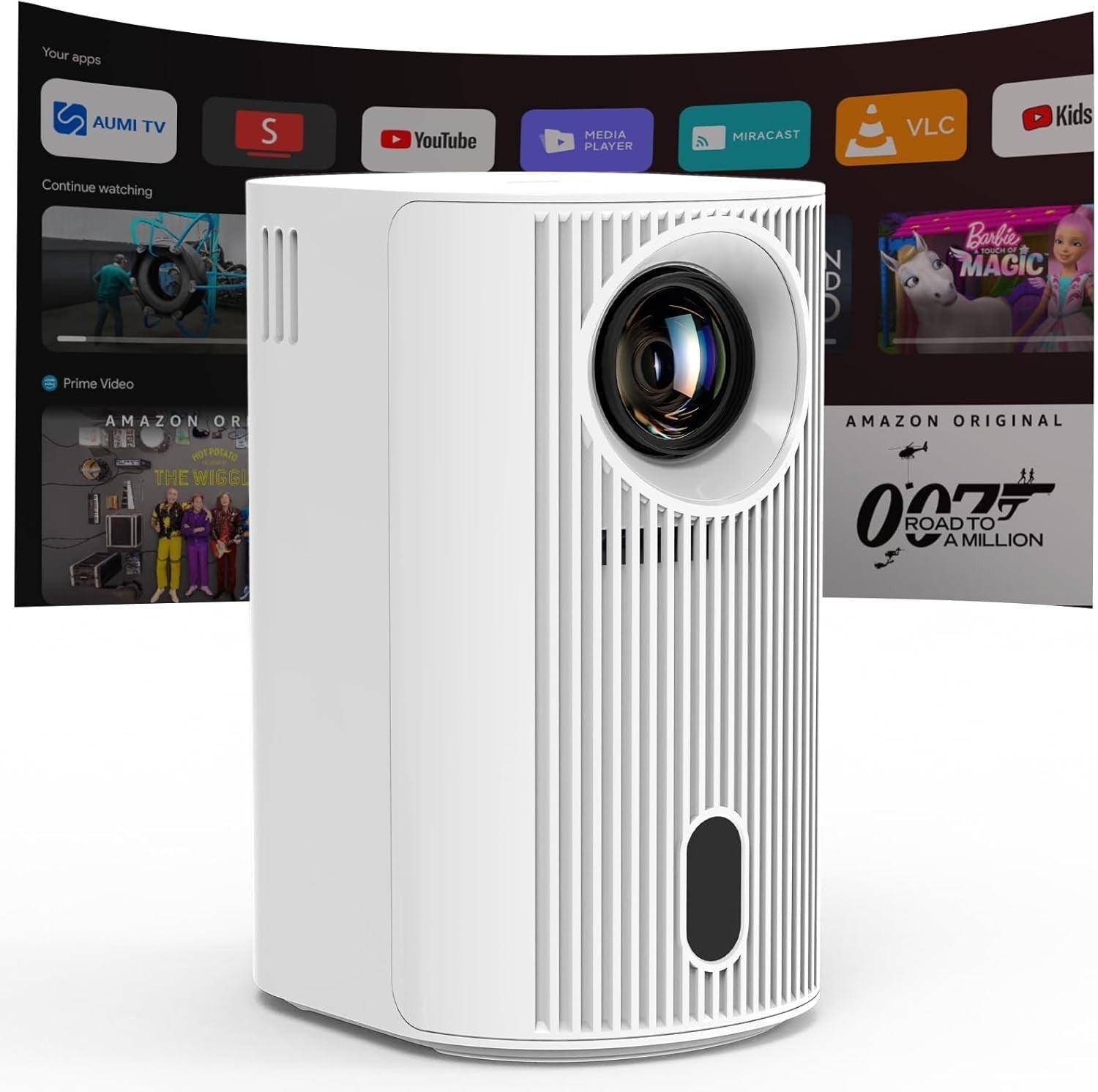 1080P 4K WiFi 6 Smart Projector Auto Focus Bluetooth Portable Cinema
