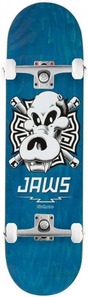 Pro Jaws Skull Custom Complete Skateboard 8.25" Adult Deck