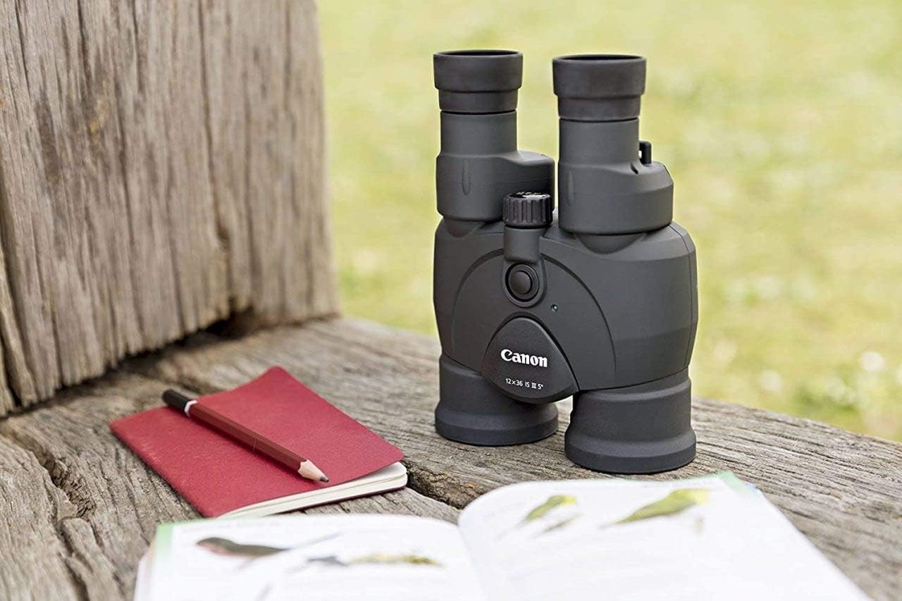 High Power 12x36 Image-Stabilised Travel Binoculars – Compact HD Optics