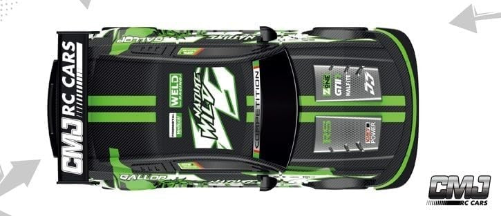 Road Rebel Green Machine RC Car 1:24 Scale 2.4GHz Racing Toy for Kids