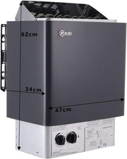 4.5KW Electric Sauna Heater – Built-In Controller, Spa Heater w/ Detox