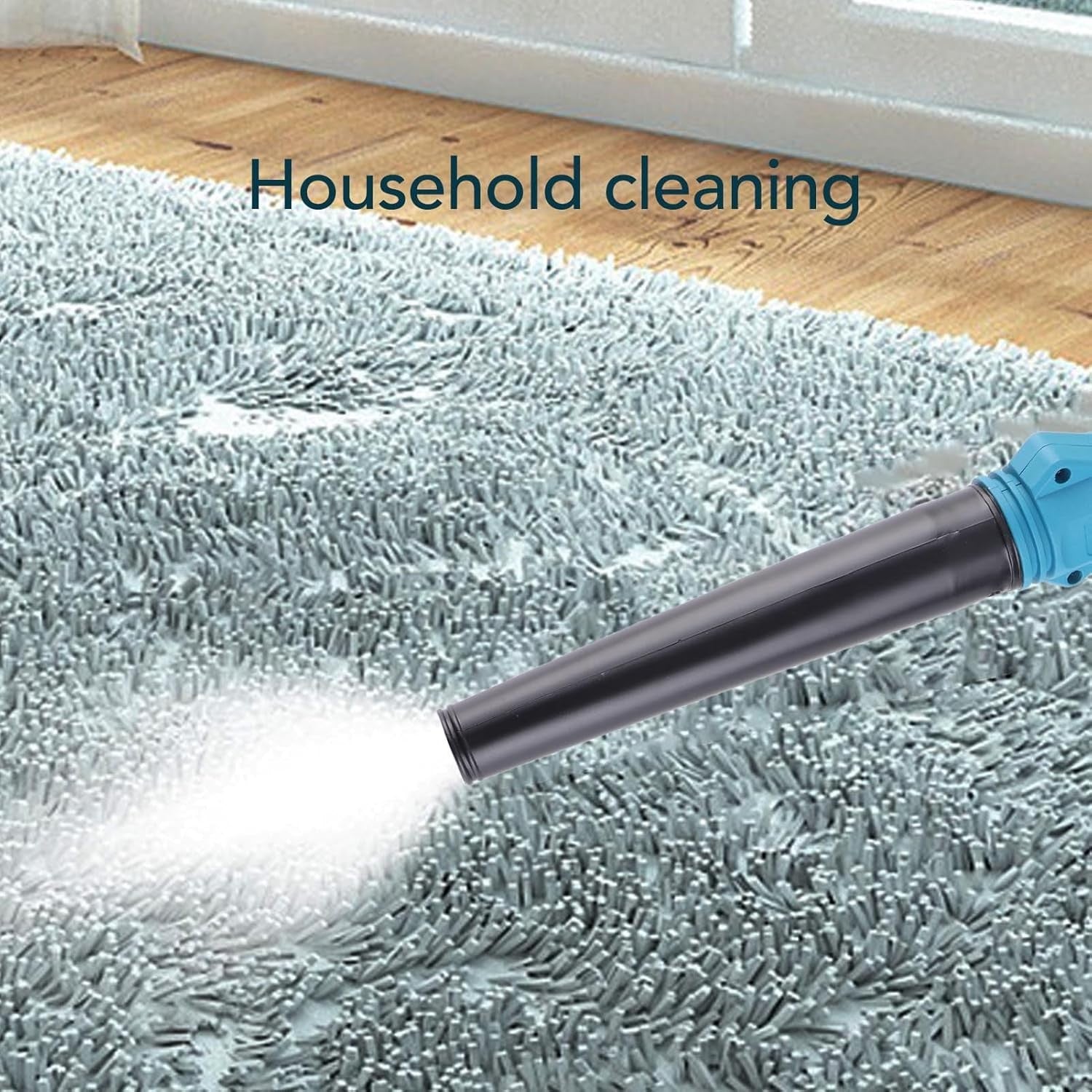 Cordless Leaf Blower Vacuum 21V Mini Handheld 200W High Power Dust Cleaner
