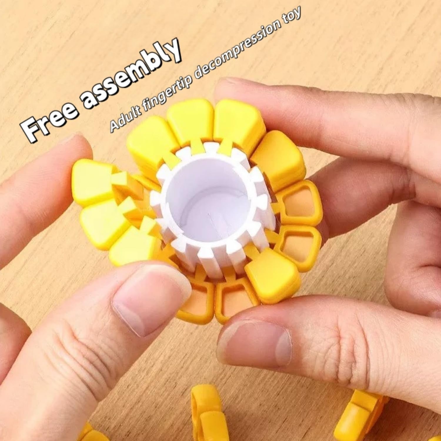 3pcs 3D Corn Puzzle Fidget Keychain Brain Teaser Stress Relief Toy