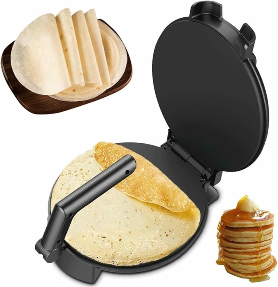 1400W Electric Roti & Tortilla Maker | Non-Stick Double-Sided Heating