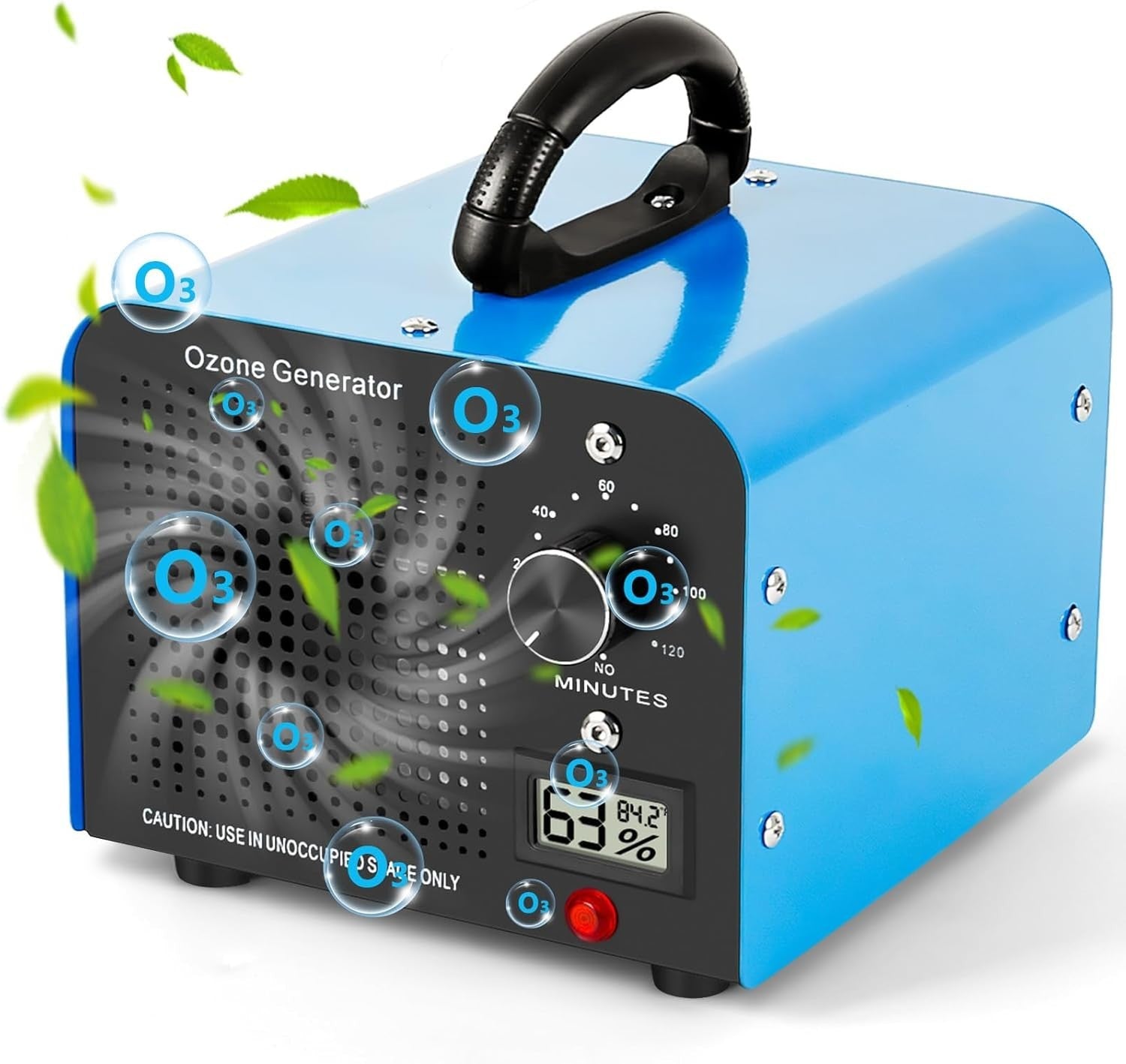 60000mg Ozone Generator Odor Eliminator Timer Large Room Smoke Pet 320㎡