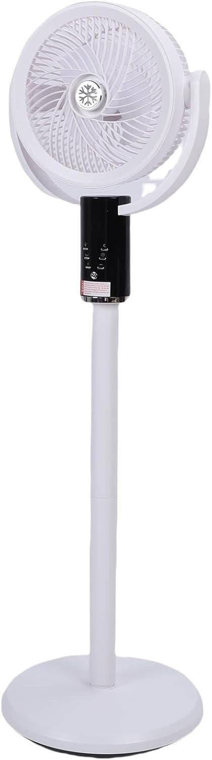 12 Inch Rechargeable Standing Fan Multi Speed Low Noise Floor Fan with Remote