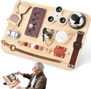 Senior Dementia Busy Board Sensory Fidget Toy for Memory & Anxiety