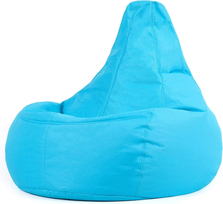 Aqua Blue Gaming Bean Bag Chair | Recliner Seat Indoor Outdoor Waterproof