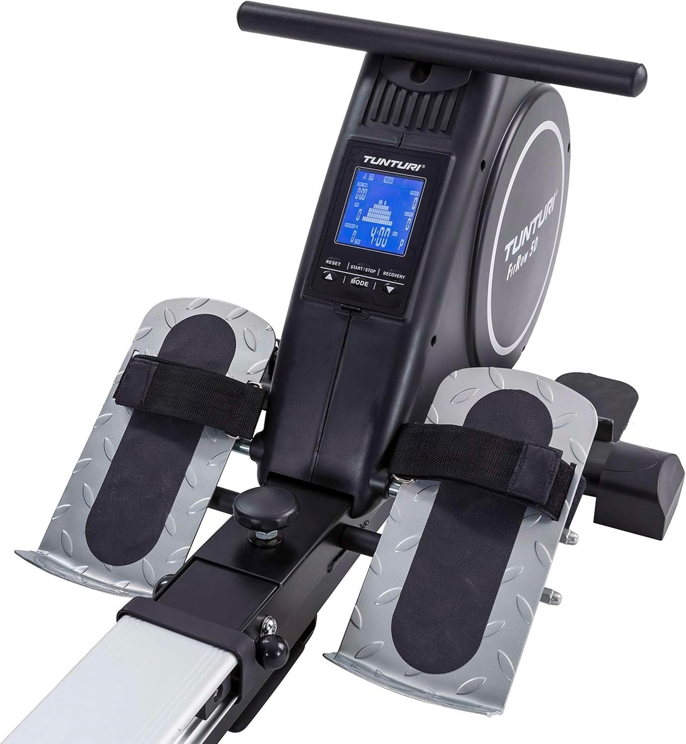 Magnetic Rowing Machine Compact Adjustable Resistance LCD Home Fitness 120KG