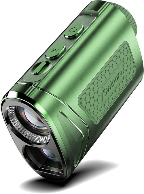 Golf Rangefinder with Slope 1300Y Flag Lock 7X Zoom Magnetic Rechargeable