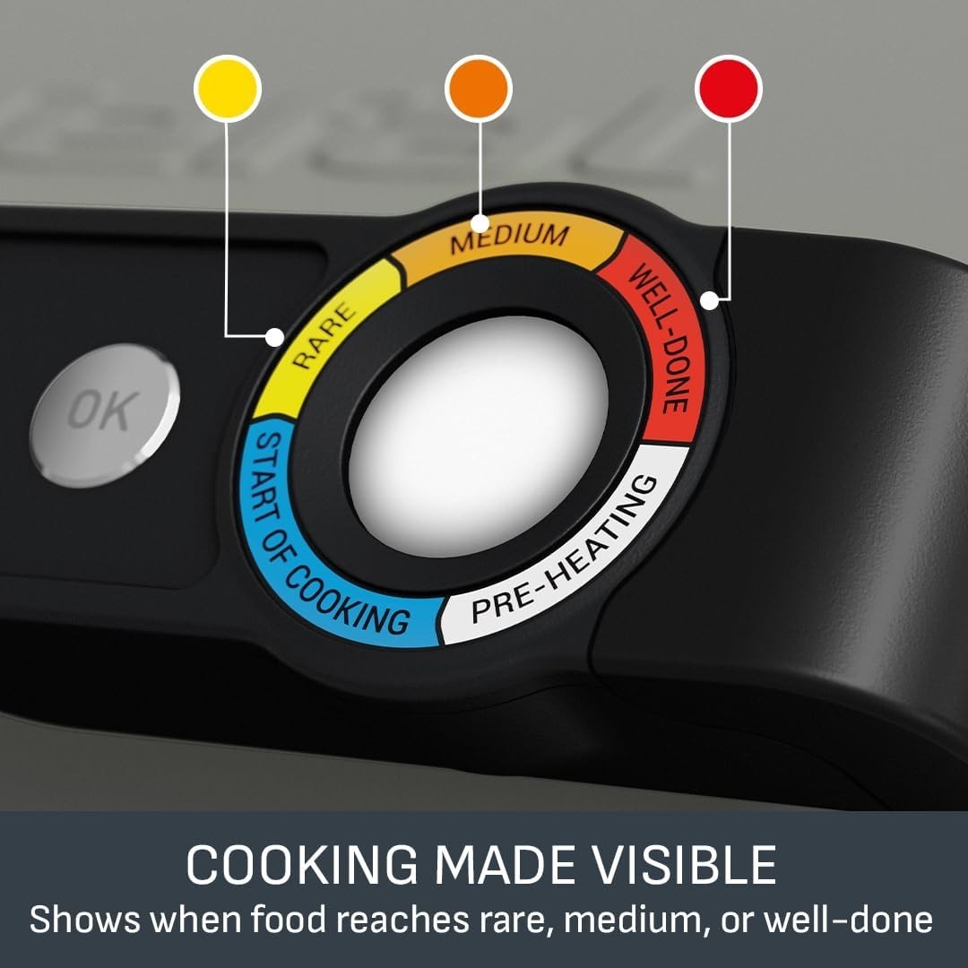 XL Electric Grill 36.5x44.5x17.5cm Non-Stick Smart Cooking 9 Programs