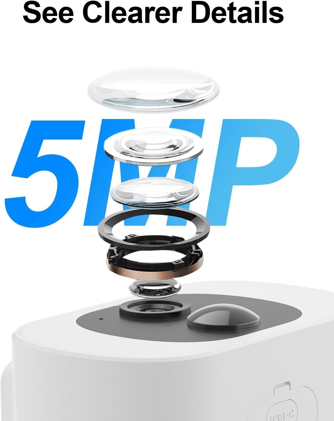3K Solar Security Camera Wireless Outdoor Color Night Vision WiFi