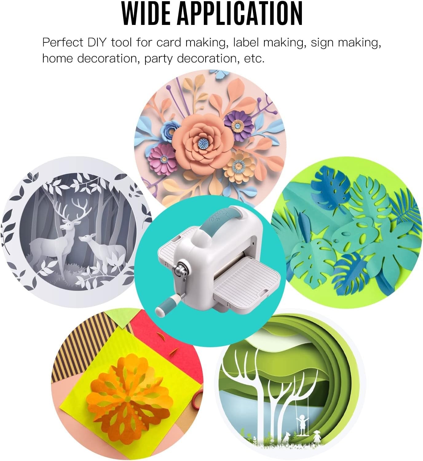 Manual Die Cutting Embossing Machine Craft Kit Card Making Scrapbooking