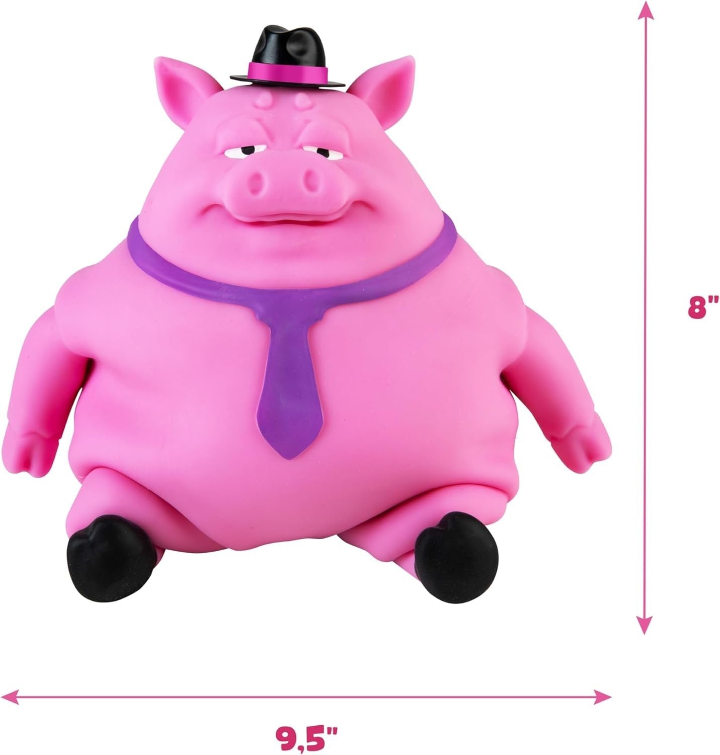 Jumbo Stretchy Pig Squishy Stress Relief Sensory Fidget Toy Pink