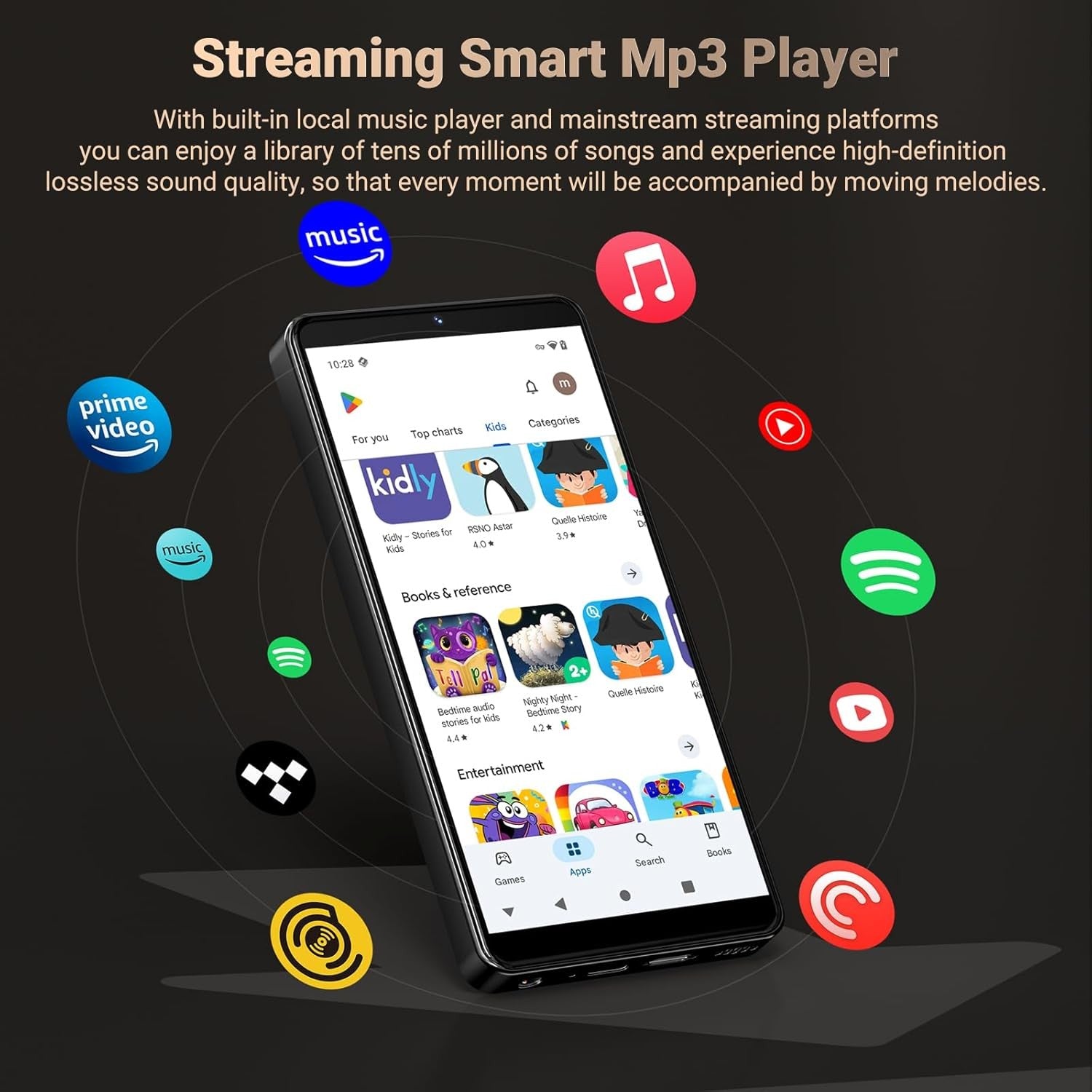 128GB MP3 Player 5.5" Android WiFi Bluetooth 13MP 1TB