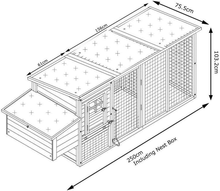 Chicken Coop Rain Cover Waterproof Thermal Sun Protection