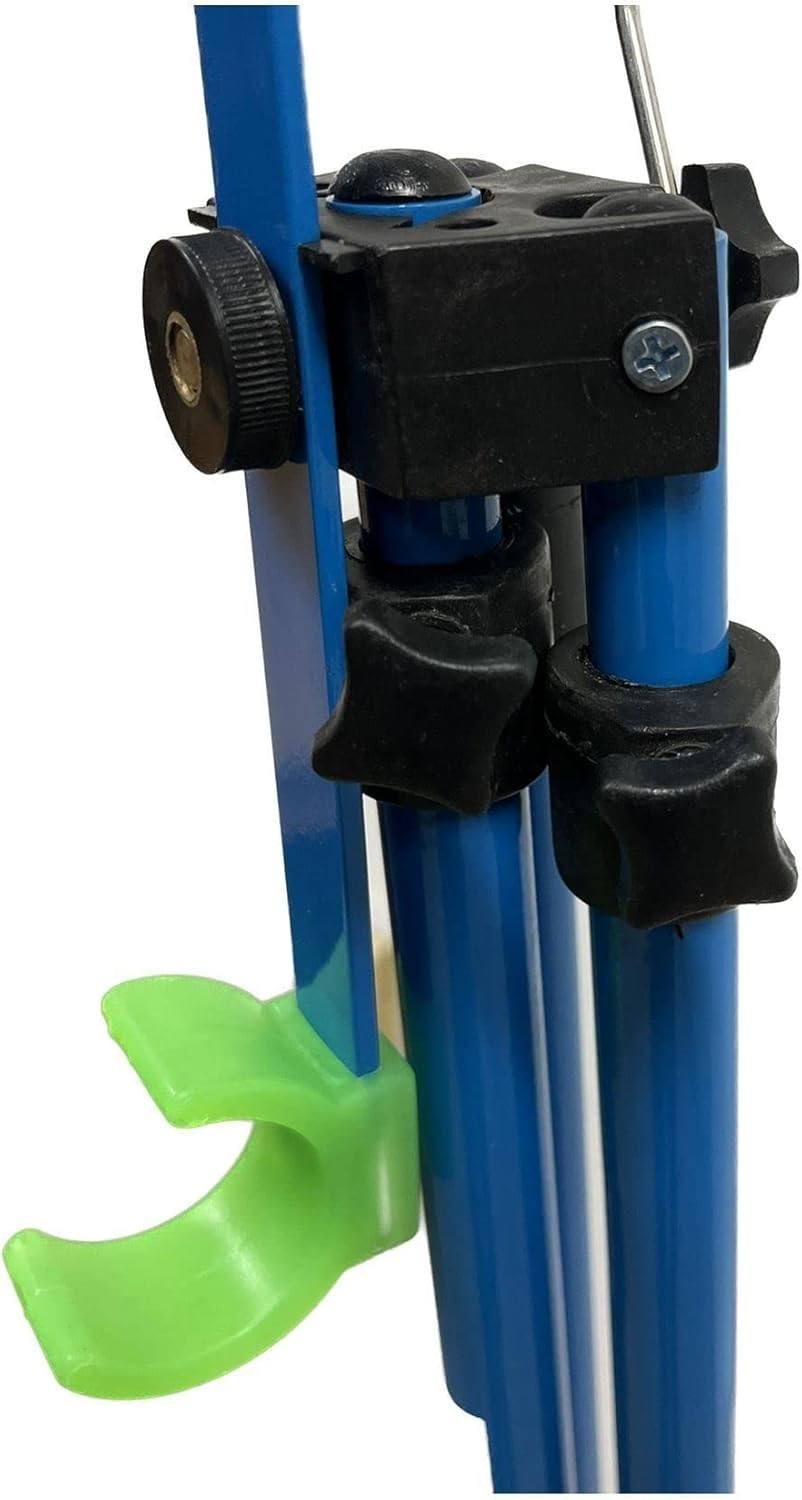 Telescopic Sea Fishing Tripod 2-Rod Holder Glow Cups Aluminium Stand