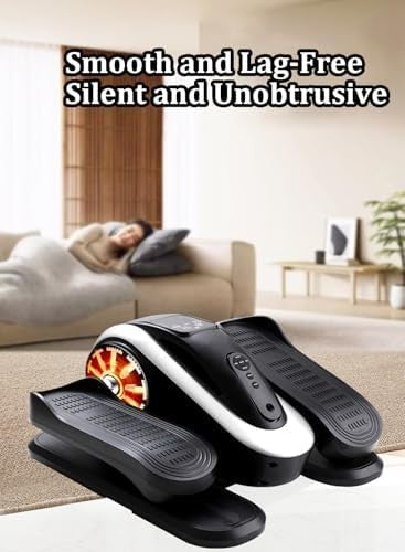 Under Desk Elliptical Pedal Exerciser Electric Quiet Remote 12 Speeds