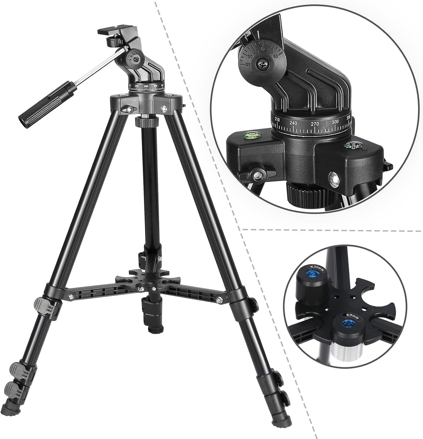 80mm Refractor Telescope for Kids, Portable Astronomy Scope with Bag