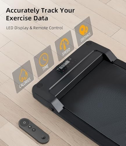 3-in-1 Walking Pad Treadmill 2.5HP Foldable Under Desk Quiet Wide Belt Home