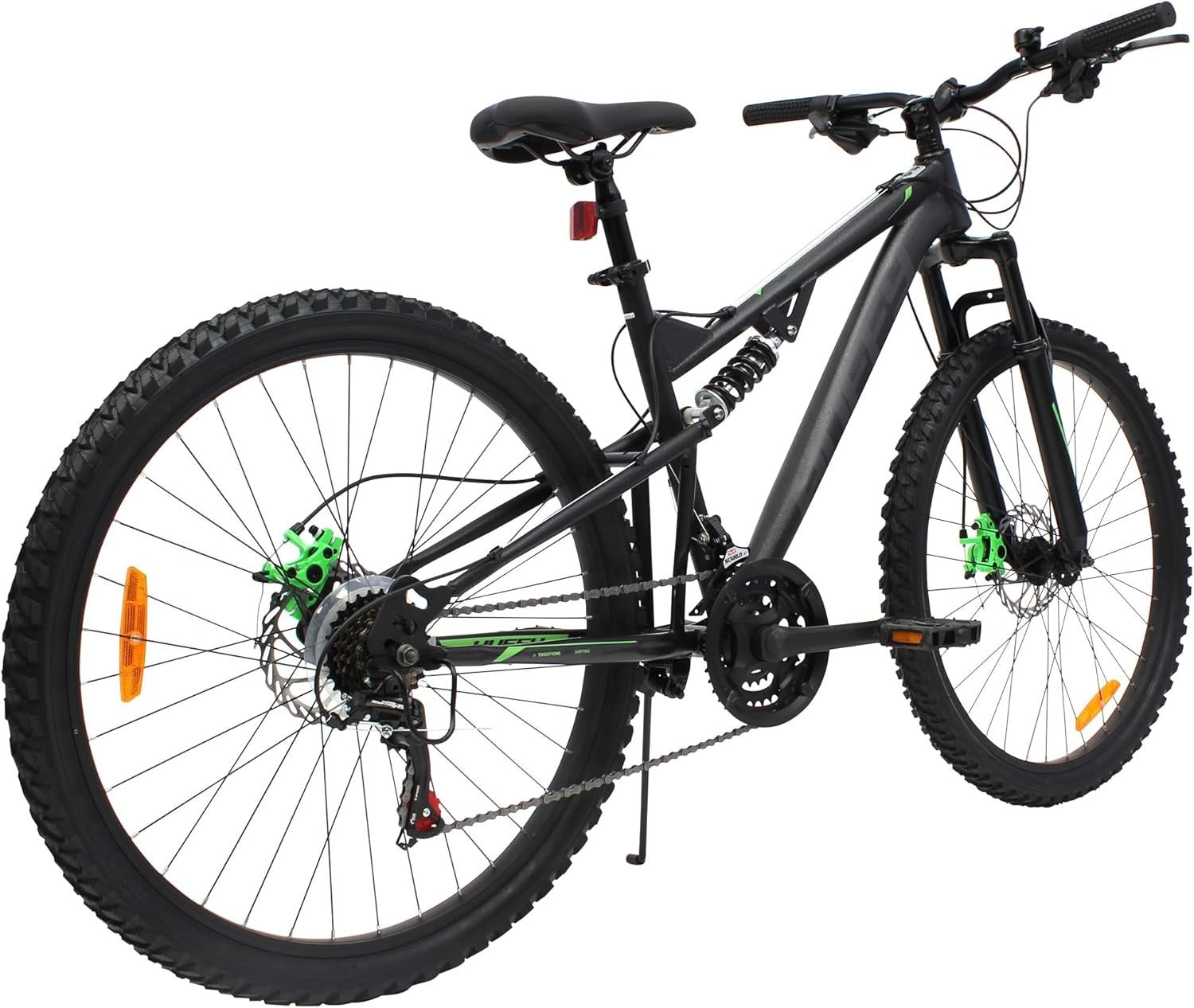 Full Suspension 21-Speed MTB Bike 26” Disc Brakes Off-Road Teen Ride
