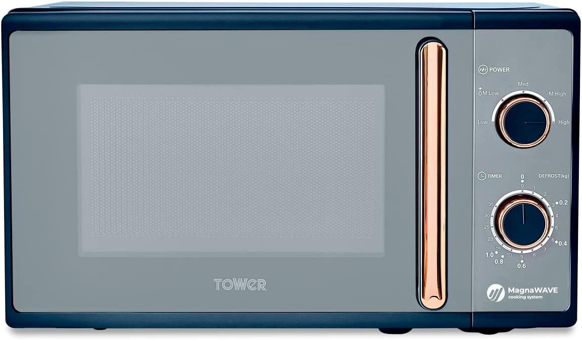 20L Microwave 800W Manual 5 Power Levels 35 Min Timer