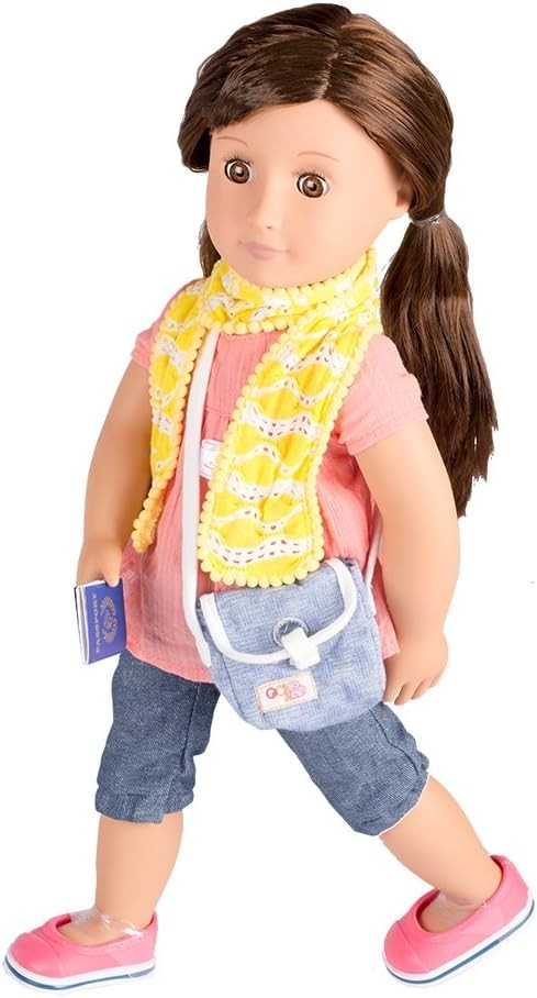 18 Inch Poseable Fashion Doll Extra Outfit Accessories Sleepy Eyes