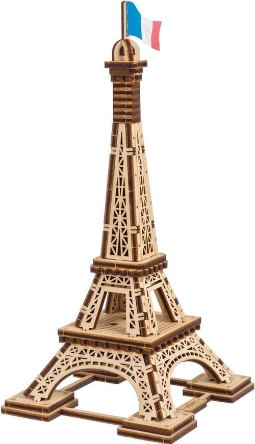 3D Wooden Paris Tower Puzzle Kit - DIY Model Building Gift for Adults