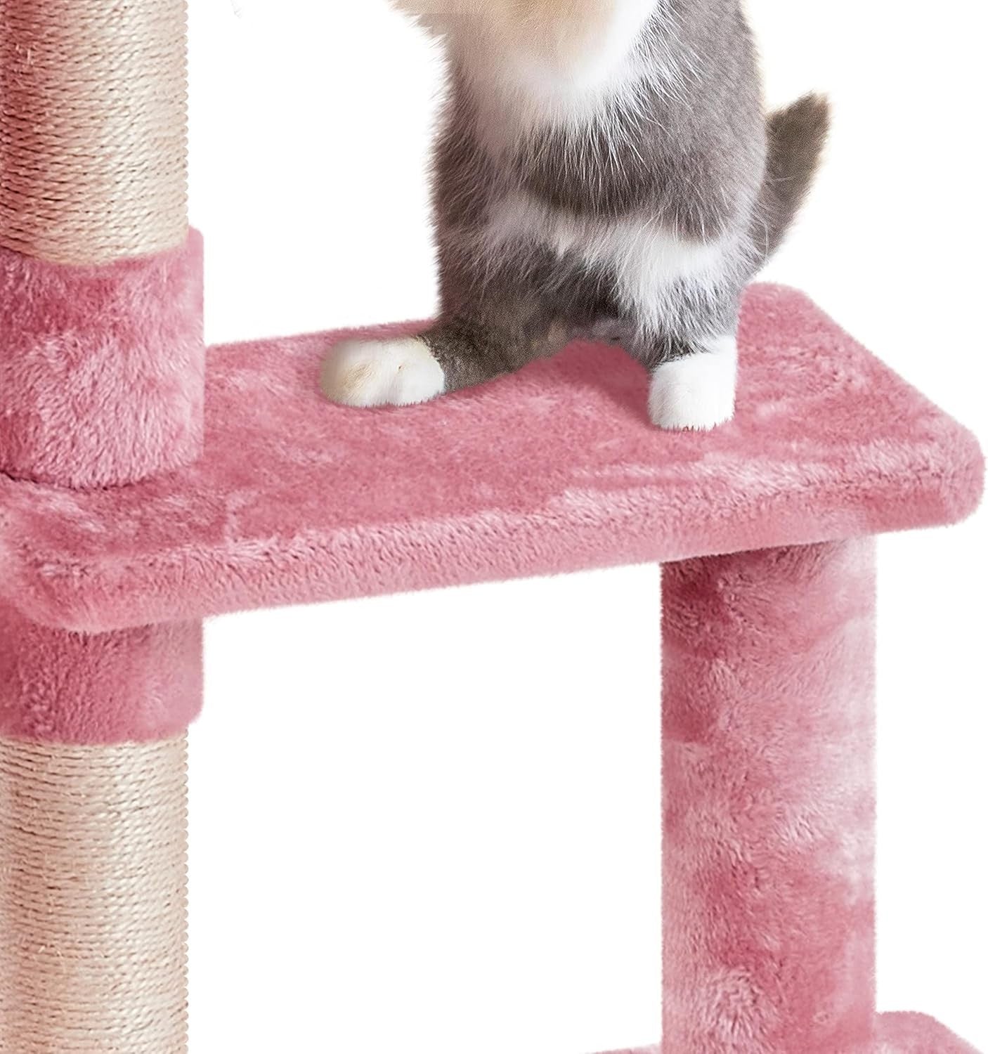 Cat Tree Tower 96cm With Condo Perch Scratching Posts Indoor Cat Activity